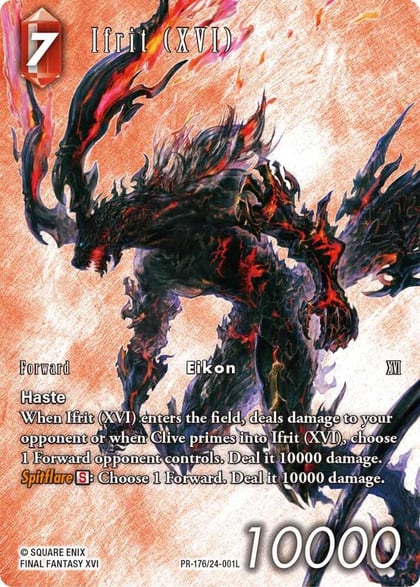Ifrit (XVI) (Full Art), Hidden Legends 24-001L