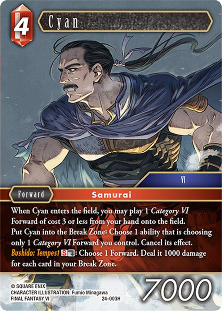 Cyan, Hidden Legends 24-003H