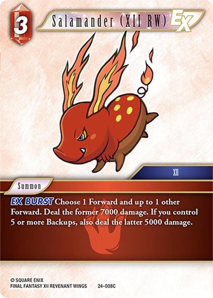 Salamander (XII RW) EX, Hidden Legends 24-008C
