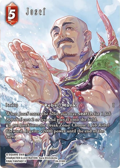 Josef (Full Art), Hidden Legends 24-018R