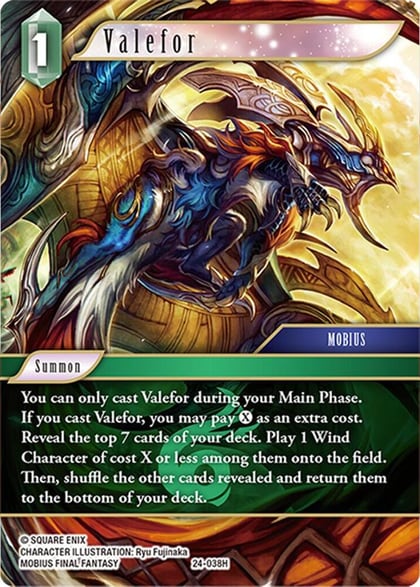 Valefor, Hidden Legends 24-038H