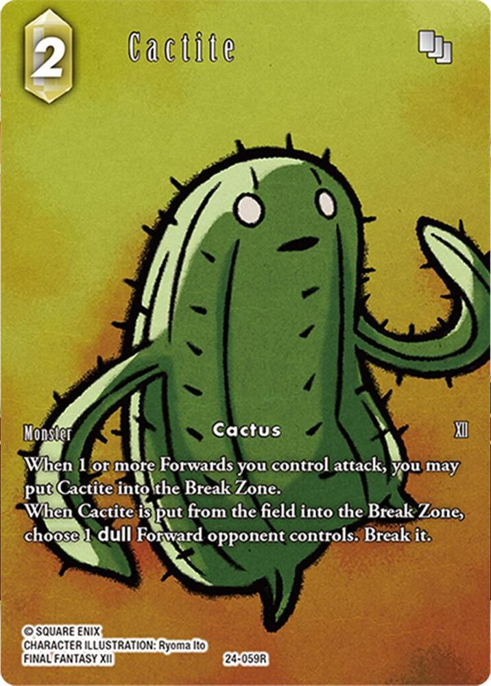 Cactite (Full Art), Hidden Legends 24-059R