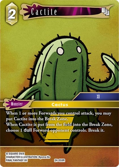Cactite, Hidden Legends 24-059R