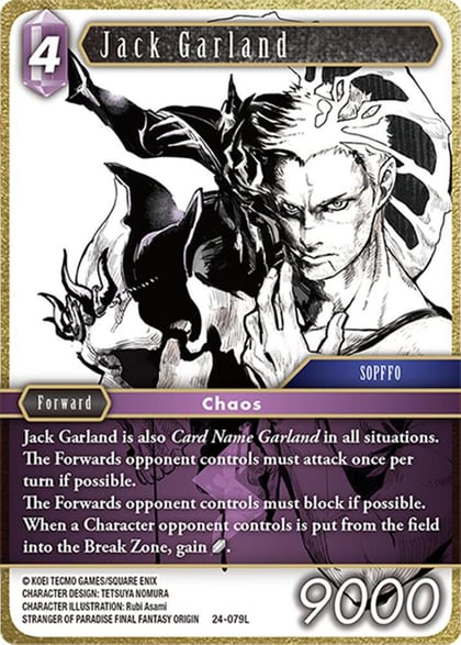 Jack Garland, Hidden Legends 24-079L