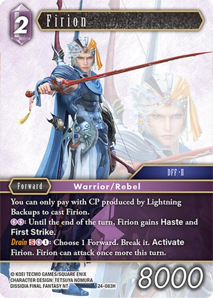 Firion (24-083H), Hidden Legends 24-083H