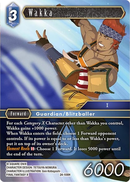 Wakka, Hidden Legends 24-108H
