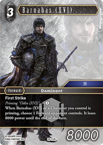 Barnabas (XVI), Hidden Legends 24-113R