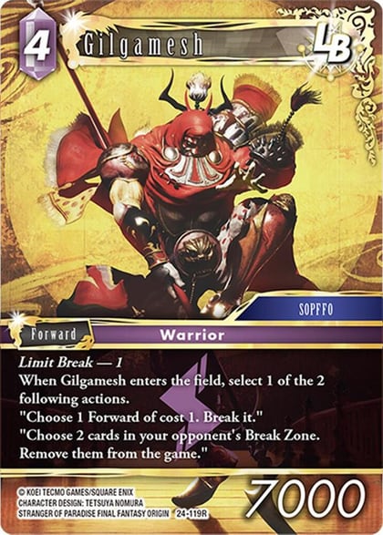 Gilgamesh, Hidden Legends 24-119R