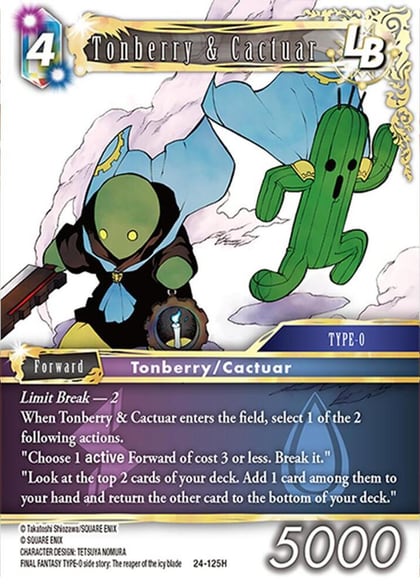 Tonberry & Cactuar LB, Hidden Legends 24-125H