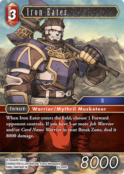 Iron Eater, Tears of the Planet 25-002C