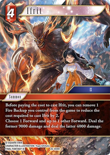 Ifrit, Tears of the Planet 25-004H