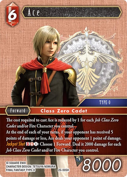 Ace, Tears of the Planet 25-005H