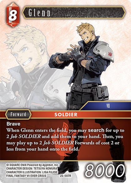 Glenn, Tears of the Planet 25-007R