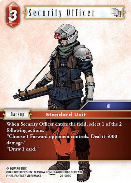 Security Officer, Tears of the Planet 25-008C