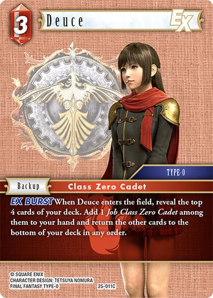 Deuce EX, Tears of the Planet 25-011C