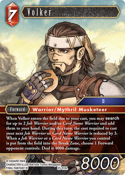 Volker, Tears of the Planet 25-014L