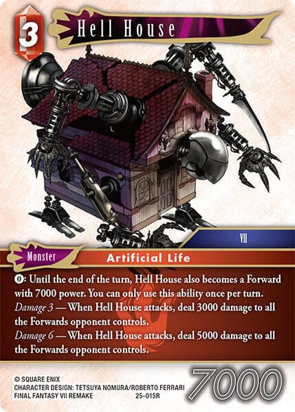 Hell House, Tears of the Planet 25-015R