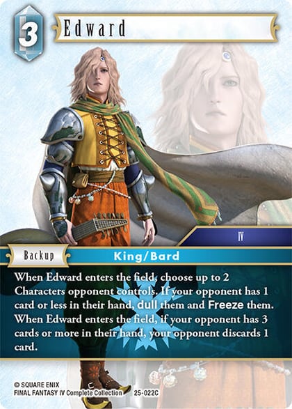 Edward, Tears of the Planet 25-022C