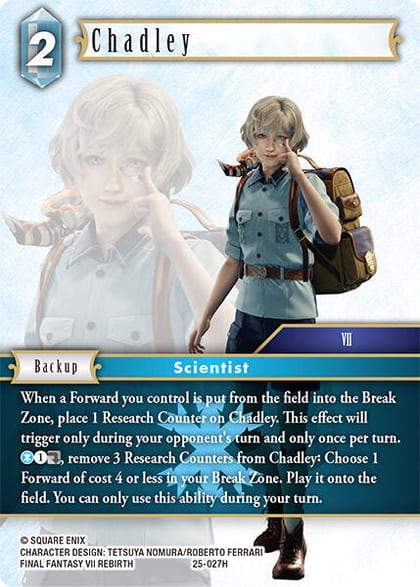 Chadley, Tears of the Planet 25-027H