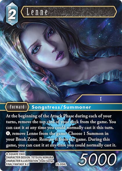 Lenne, Tears of the Planet 25-034L