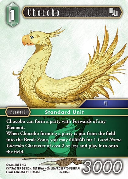Chocobo, Tears of the Planet 25-045C