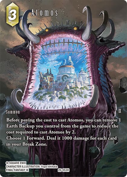 Atomos (Full Art), Tears of the Planet 25-053H