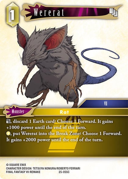 Wererat, Tears of the Planet 25-055C