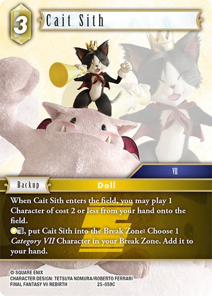 Cait Sith, Tears of the Planet 25-059C