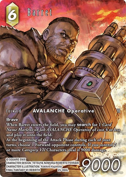 Barret (Full Art), Tears of the Planet 25-066L