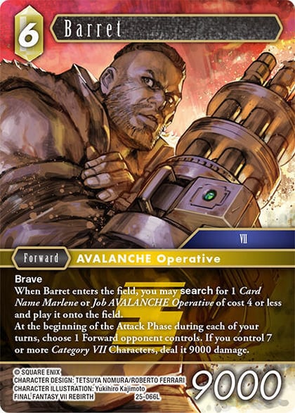 Barret, Tears of the Planet 25-066L