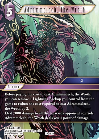 Adrammelech, the Wroth, Tears of the Planet 25-083H
