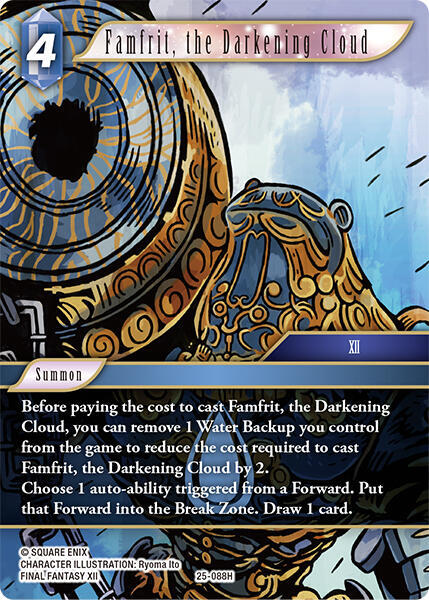 Famfrit, the Darkening Cloud, Tears of the Planet 25-088H