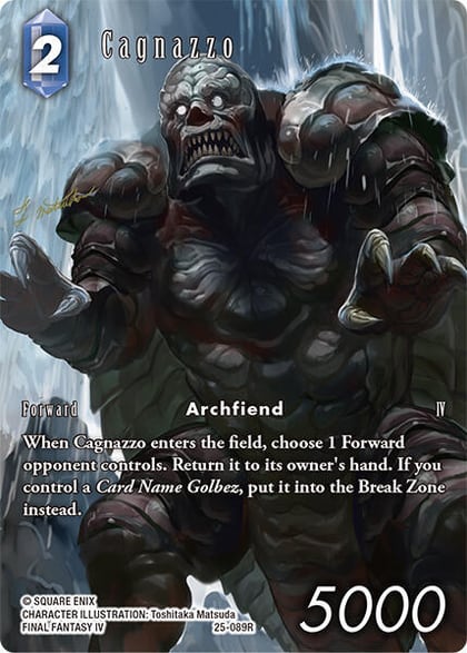 Cagnazzo (Full Art), Tears of the Planet 25-089R