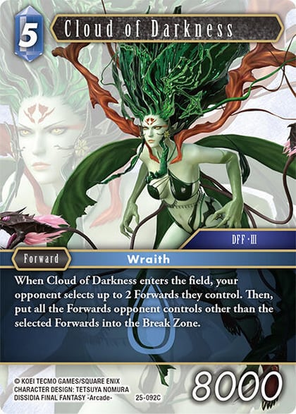 Cloud of Darkness, Tears of the Planet 25-092C