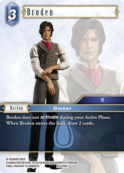 Broden, Tears of the Planet 25-098R