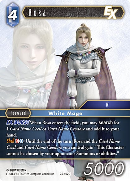 Rosa EX, Tears of the Planet 25-102C
