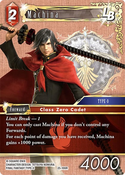 Machina LB, Tears of the Planet 25-106R