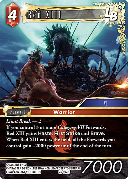 Red XIII LB, Tears of the Planet 25-107H