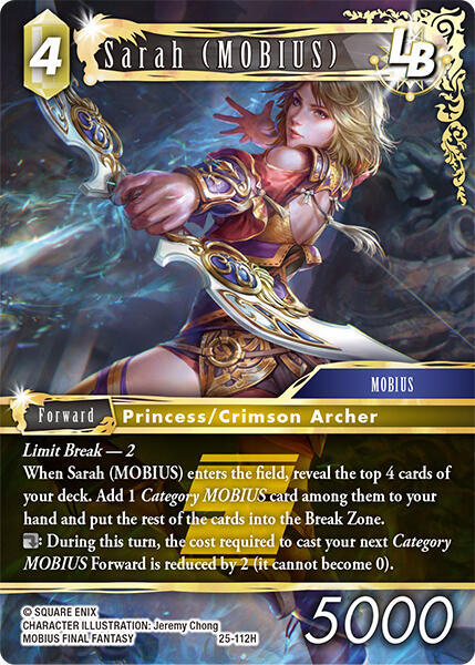 Sarah (MOBIUS) LB, Tears of the Planet 25-112H