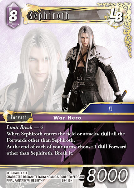 Sephiroth LB, Tears of the Planet 25-115H