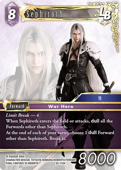 Sephiroth LB, Tears of the Planet 25-115H