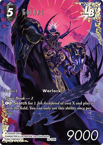 Golbez (Full Art), Tears of the Planet 25-118H