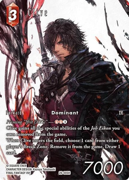Clive (Full Art), Gunslinger in the Abyss 26-005H