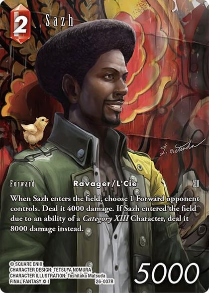 Sazh (Full Art), Gunslinger in the Abyss 26-007R