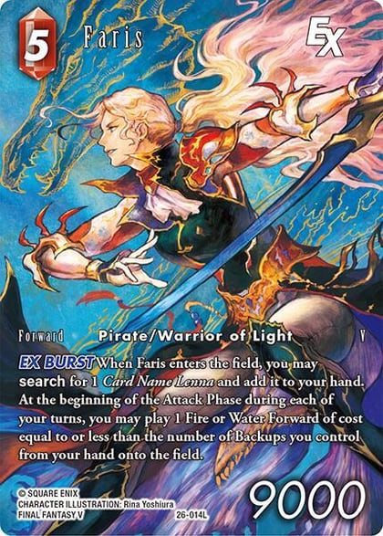 Faris EX (Full Art), Gunslinger in the Abyss 26-014L