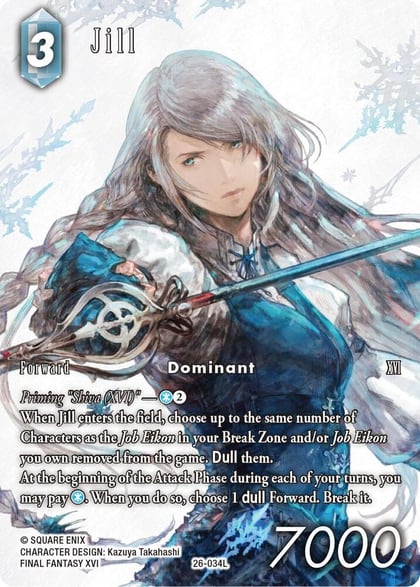 Jill (Full Art), Gunslinger in the Abyss 26-034L