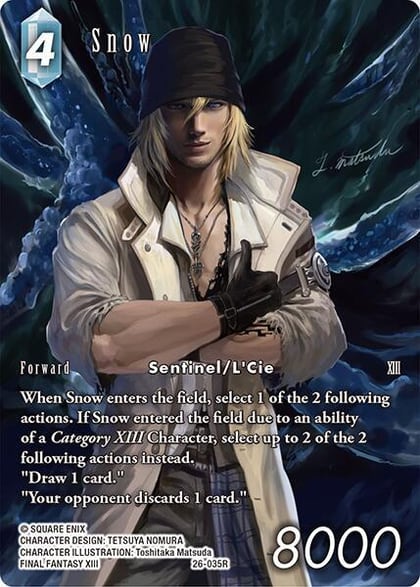 Snow (Full Art), Gunslinger in the Abyss 26-035R