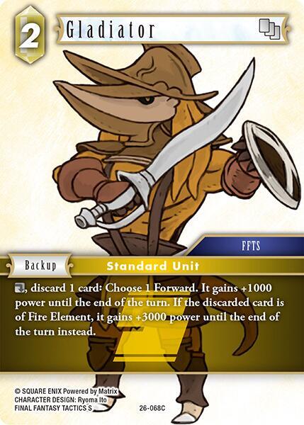 Gladiator, Gunslinger in the Abyss 26-068C