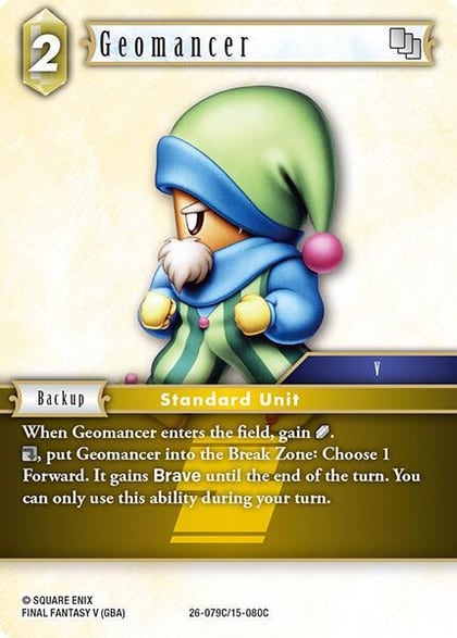 Geomancer, Gunslinger in the Abyss 26-079C/15-080C