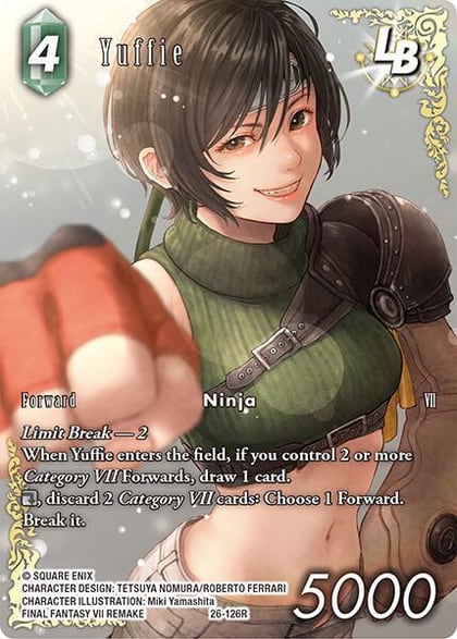 Yuffie LB (Full Art), Gunslinger in the Abyss 26-126R